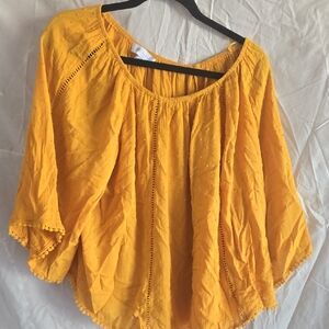 Fever Mustard Yellow Blouse
